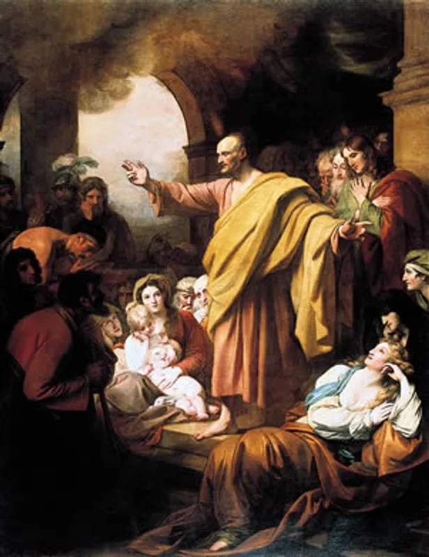 The Apostle Peter preaching to the earliest Christians
