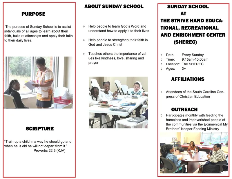 Sunday School - New Ebenezer Baptist Church