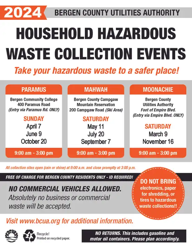 The Borough of New Milford - Dpt. of Public Works - Garbage / Recycling