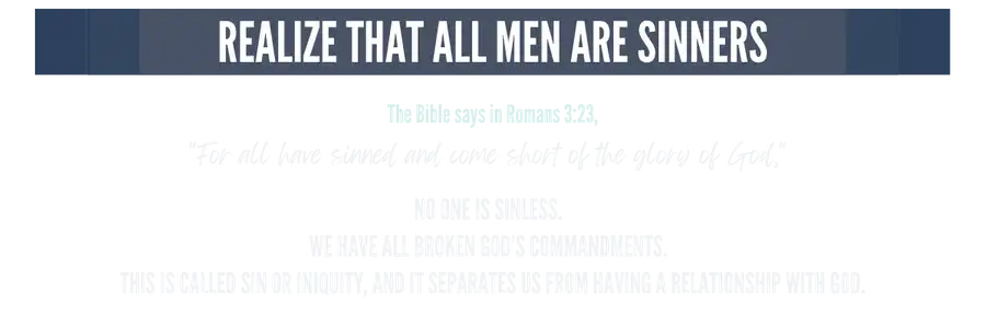 Home in Heaven Text (1200 × 400 px) - 2 realize that all men are sinners