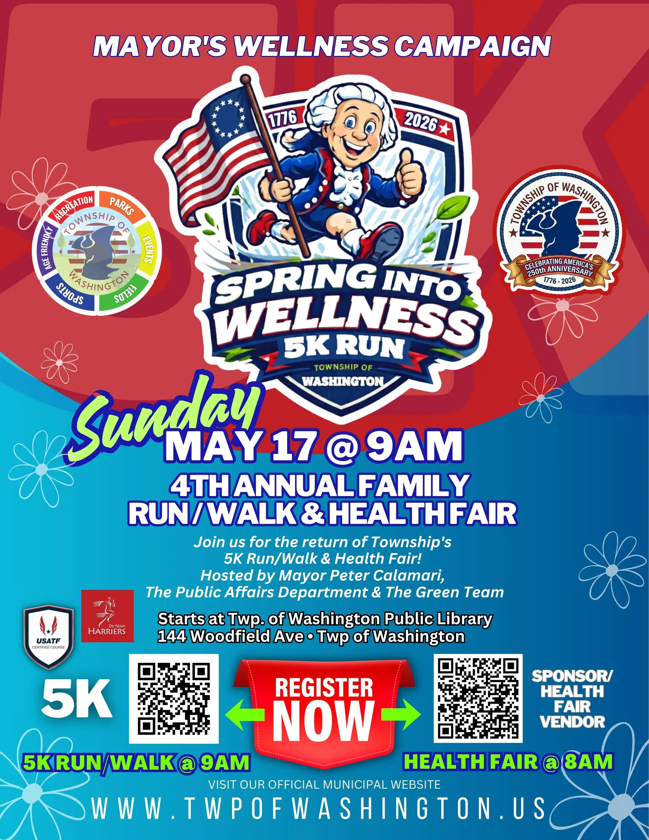 Spring 5K & Health Fair - The Township of Washington
