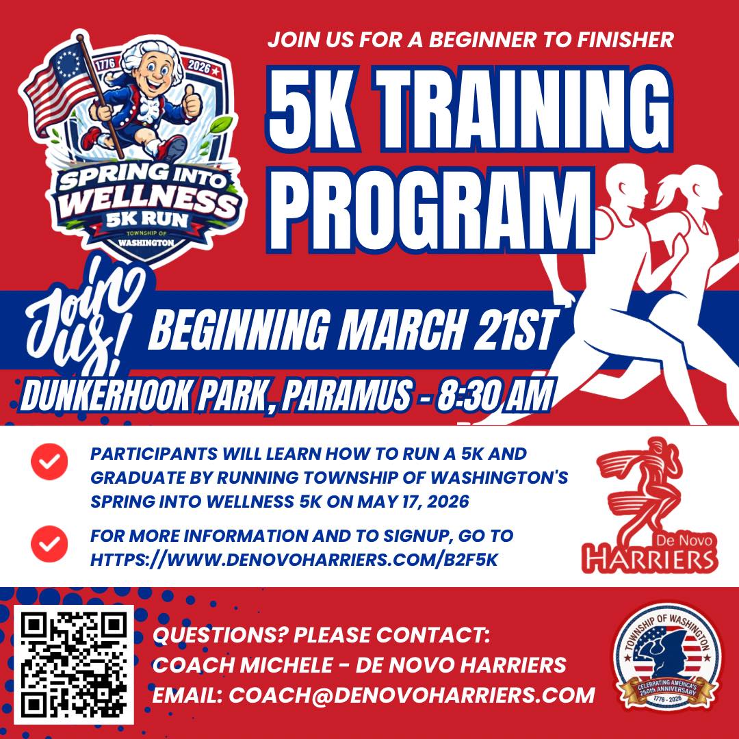 5K Training Program - Join Now! - The Township of Washington