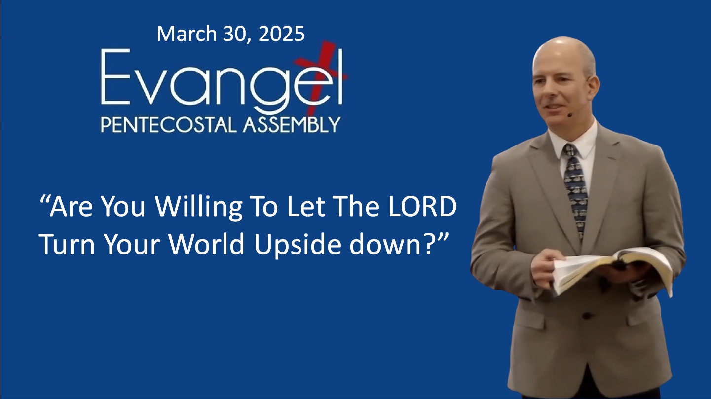 Are You Willing To Let The LORD Turn Your World Upsidedown? episode artwork