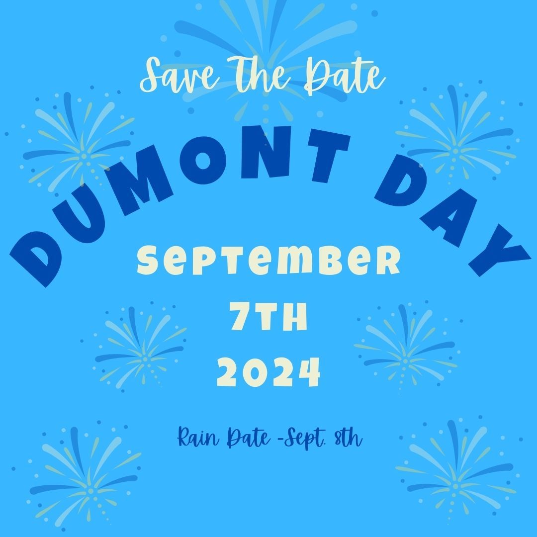 Dumont Day 2024 - Save The Date - Borough of Dumont